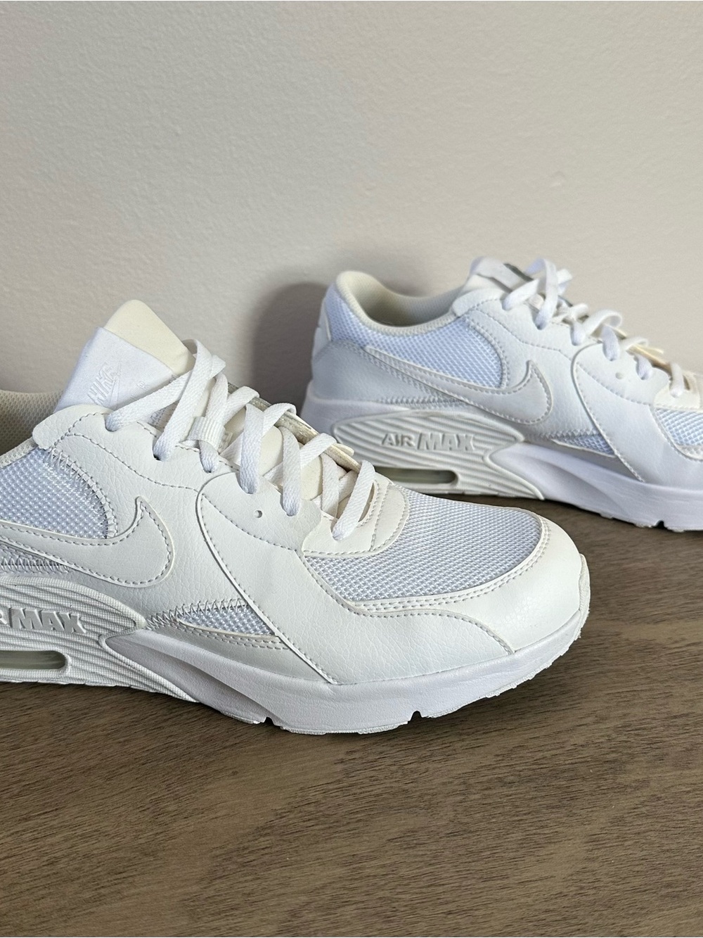 Nike White Youth Air Max Sneakers